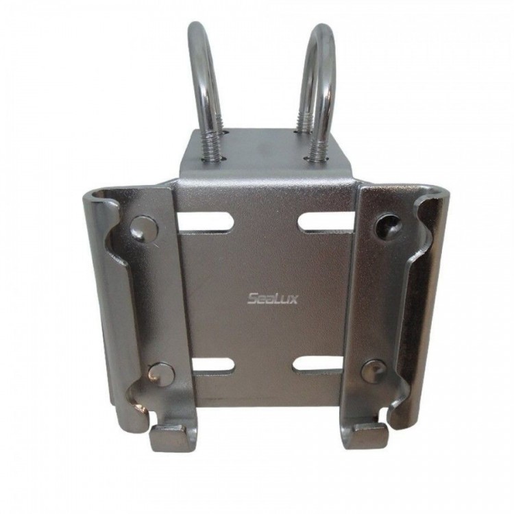 Large Rail Mount Anchor Brackets for Horizontal Rails Round Tube and Square Tube Marine Grade 304 Stainless Steel  - 2