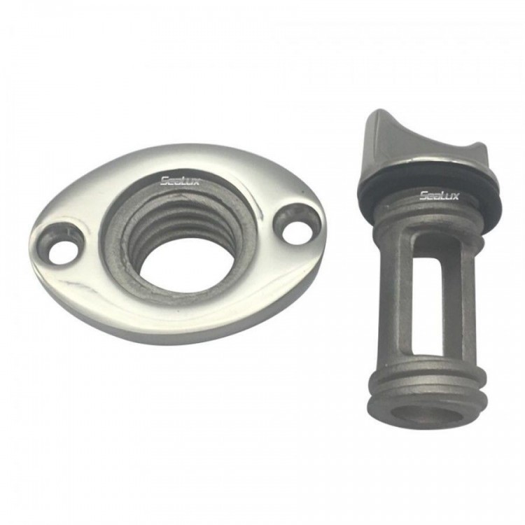 SLT 316 Stainless Steel Universal Boat Oval Drain Plug