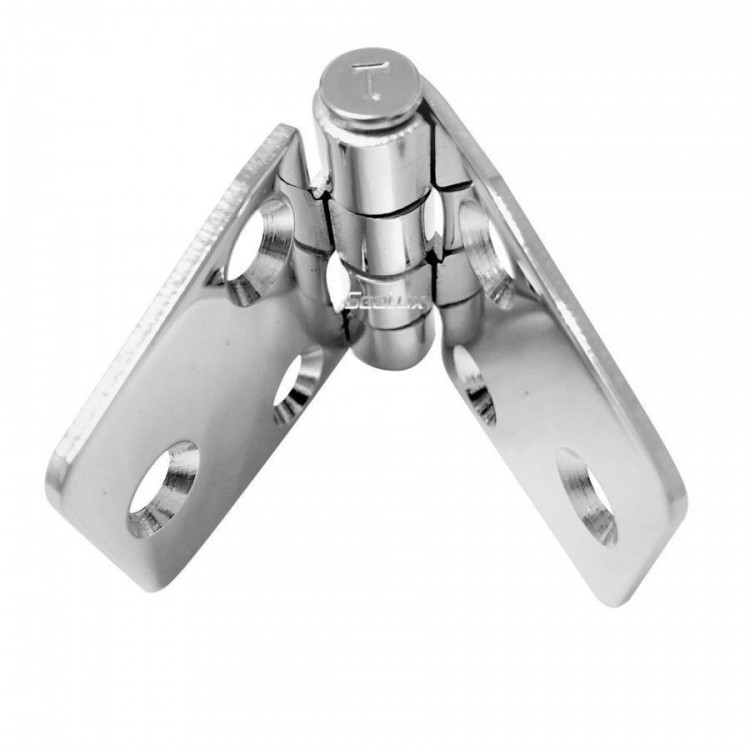 2 pcs per set Marine Grade Stainless Steel Mirror Polished Door Hinge for Boat, RVs, Marine Accessory  - 3