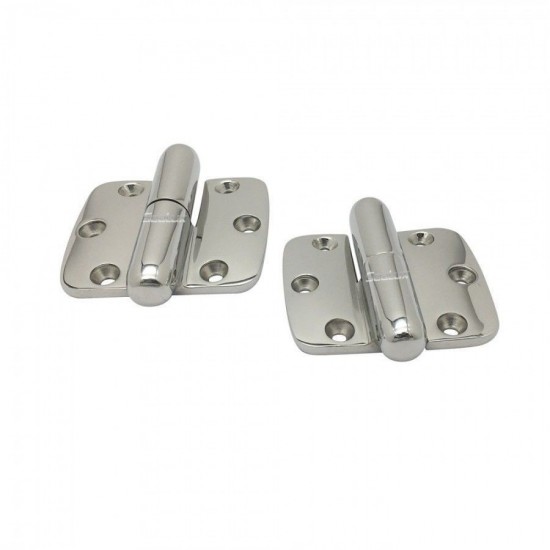 Take apart Heavy Duty Hinge sold in pair Marine Grade 316 Stainless Steel for Boat Yacht House Door  - 1
