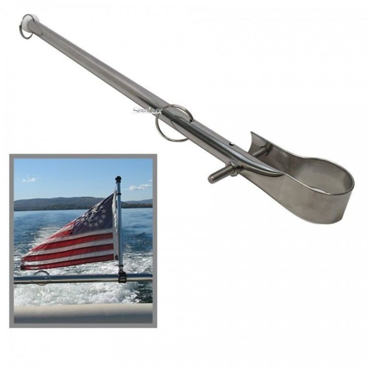 SLT 14" Stainless Steel Removable Flag Pole