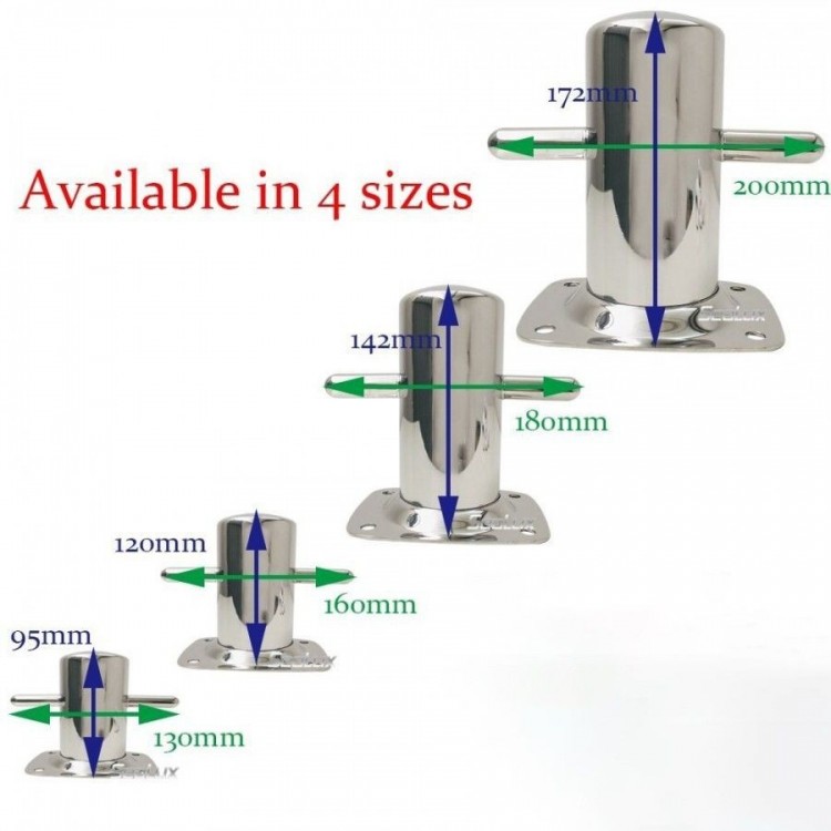 SLT Large 316 Stainless Steel Bollard
