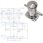 SLT Extra Large 316 Stainless Steel Marine Bollard