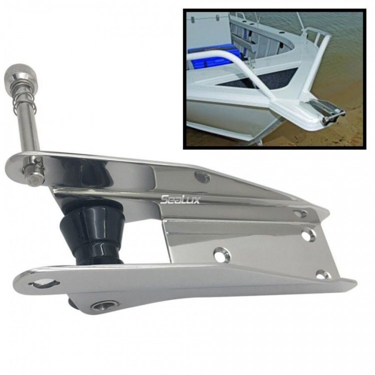 SLT Stainless Steel Bow Roller with Pin for Boats