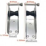 SLT Stainless Steel Bow Roller with Pin for Boats