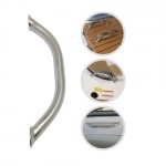 SLT 9" Stainless Steel Grab Handle with Polished Finish