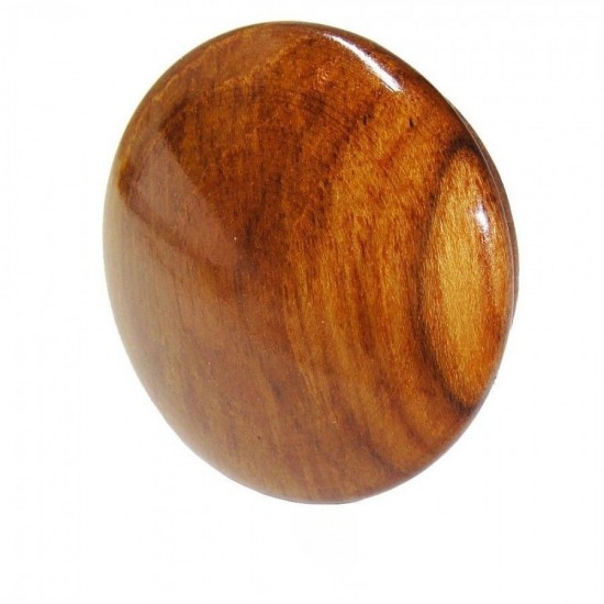2-1/2 inch Teak Boat Steering Wheel Center Cap High Strength Boat Accessories Marine Easy to Install  - 1