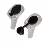 SLT Stainless Steel Rod Holder with PVC Liner