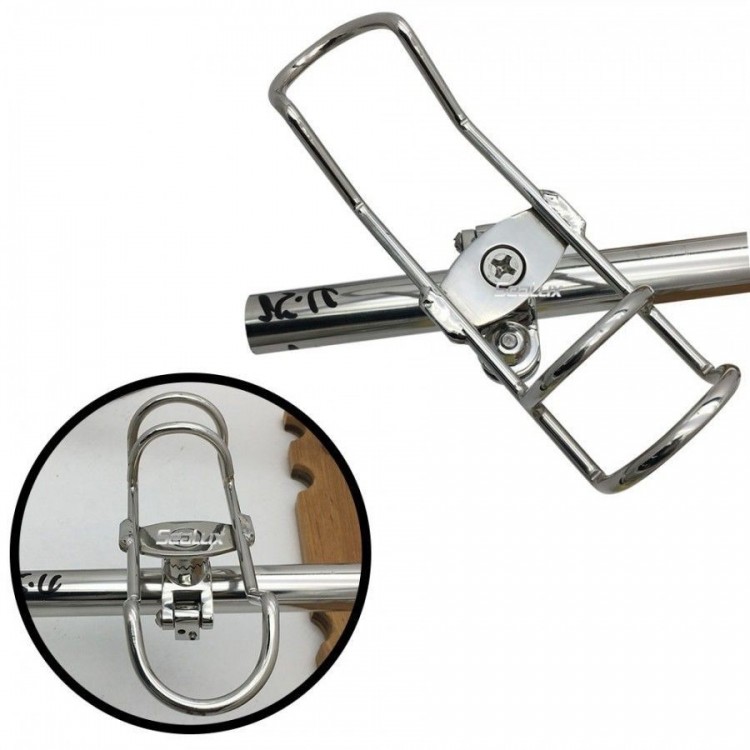 SLT Stainless Steel Fishing Rod Holder with Universal Clamp