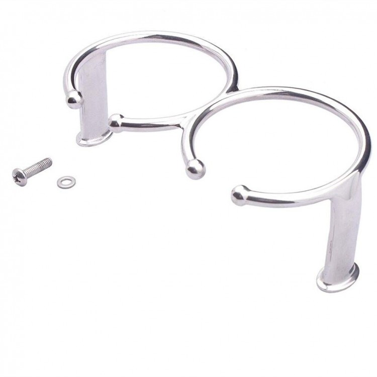 HMI 316 Stainless Steel Double Ring Cup Drink Holder HMI - 4