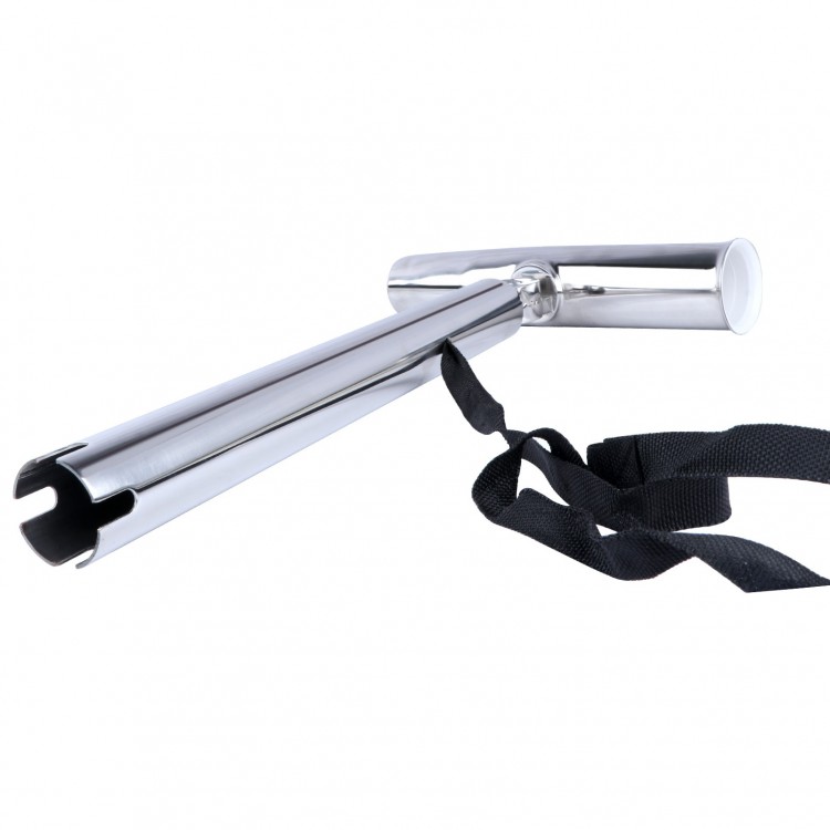 HMI Stainless Steel Outrigger Rod Holder with Safety Strap