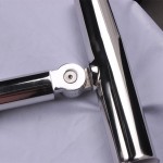 HMI Stainless Steel Outrigger Rod Holder with Safety Strap
