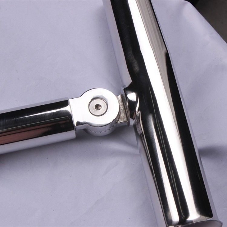 HMI Stainless Steel Outrigger Rod Holder with Safety Strap