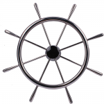 HMI 15-3/4" 8 Spoke 316 Stainless Steel Boat Steering Wheel for Marine Yacht HMI - 1