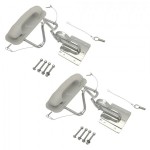 2 Pieces Quick-Release Insta-Lock Davits with Handle Pad