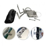 2 Pieces Quick-Release Insta-Lock Davits with Handle Pad