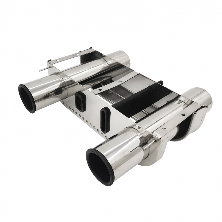 Ocean Wave Dual Tube Stainless Steel Rod Holder