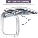HMI 10.8" Marine Hatch - Aluminum & Tinted Glass