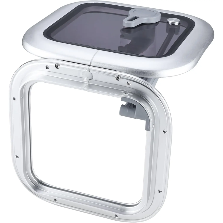 HMI 10.8" Marine Hatch - Aluminum & Tinted Glass