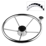 HMI 13.5" 5-Spoke Stainless Steel Steering Wheel