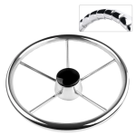 HMI 13.5" 5-Spoke Stainless Steel Steering Wheel