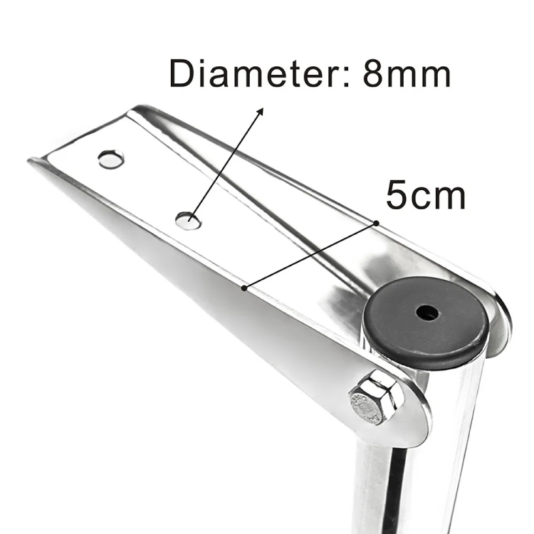 4-Step Stainless Steel Telescoping Boat Ladder