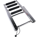 HMI 4-Step 316 Stainless Steel Telescoping Boat Ladder