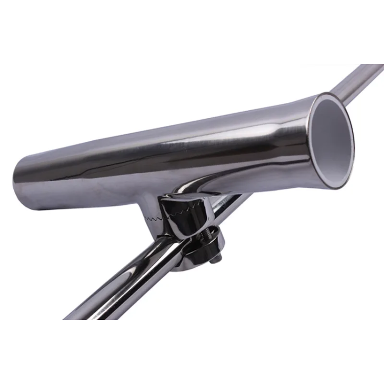 HMI Stainless Steel Clamp-On Fishing Rod Holder