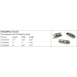 Folding Cleat - Investment Cast 316 Stainless Steel