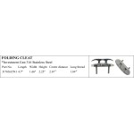Folding Cleat - Investment Cast 316 Stainless Steel