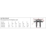 Durable Stainless Steel Auto Cleat for Marine Applications
