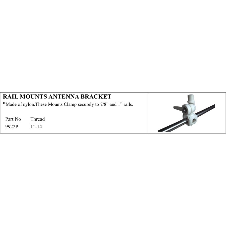 Reliable Rail Mounts Antenna Bracket for Marine Rails