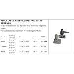 Adjustable Antenna Base - 1”-14 Threads