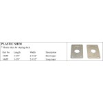 Plastic Shim for Sloping Deck Leveling