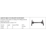 Adjustable Stand-off Extension with Stainless Steel Tube