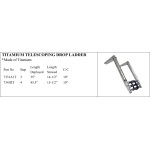 Titanium Telescoping Drop Ladder for Marine Use