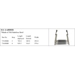 S.S. Ladder in Durable 304 Stainless Steel