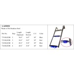 304 Stainless Steel Marine Ladder in Blue or Red
