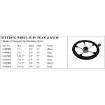 Steering Wheel with PU Foam & Knob