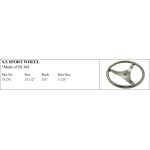 S.S. Sport Wheel made of quality SS 304 material