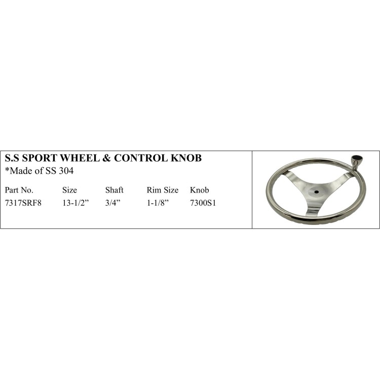 S.S. Sport Wheel & Control Knob