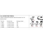 S.S. Knob for Wheel - Durable Marine Quality