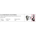 S.S. Knob suitable for PU Foam Wheel