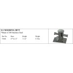 S.S. Mooring Bitt made of 304 Stainless Steel