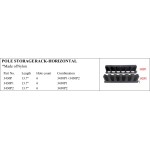 Pole Storage Rack - Horizontal, Marine-Grade Nylon