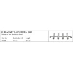 S.S. Bracket Launcher 4 Rod Stainless Steel Holder