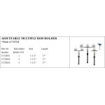 Adjustable Multiple Rod Holder - SS304 Marine Use