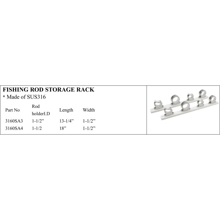 Sturdy Fishing Rod Storage Rack for Professional Use