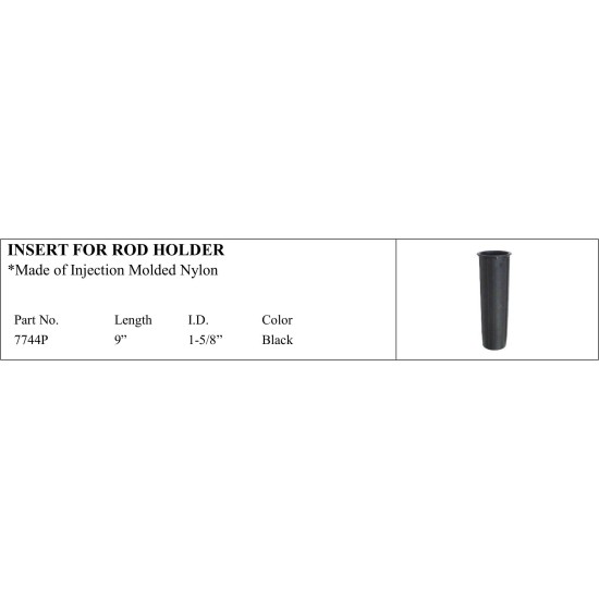 Injection Molded Nylon Insert for Marine Rod Holder