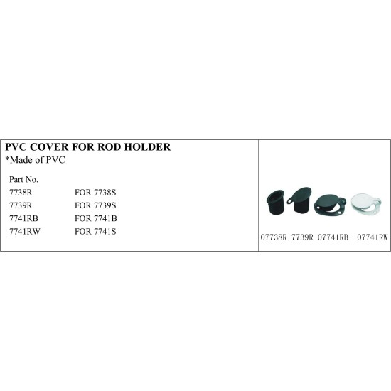 Durable PVC Cover for Rod Holder